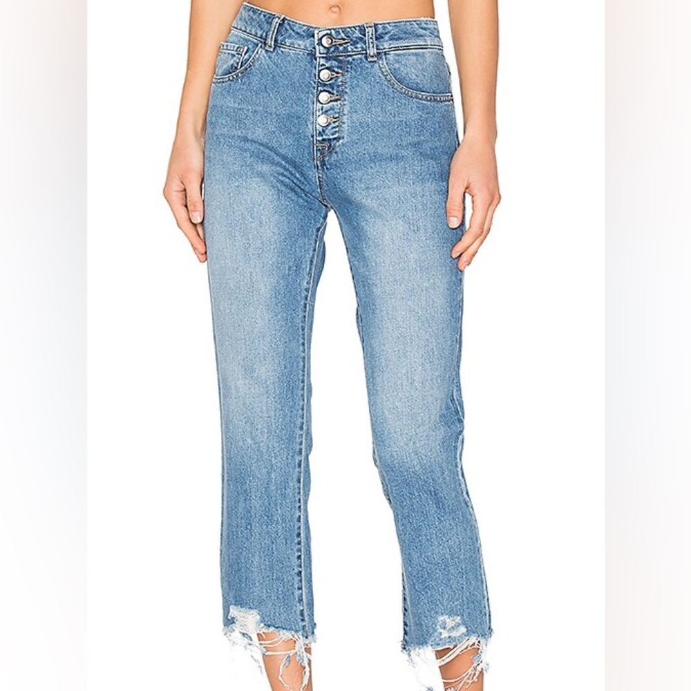 DL1961 Patti High Rise Straight Vibrant Jeans Size 29